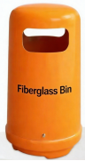 Fiberglass storage bin